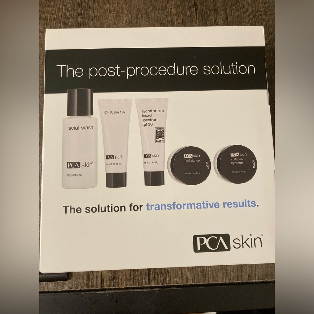 PCA skin post procedure kit - missing facial wash